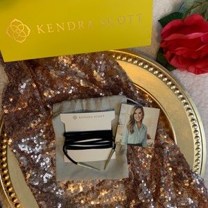 🖤NWOT KENDRA SCOTT PIERCE BLACK CHOKER🖤